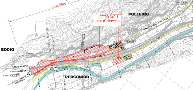 ATG – LOT 640.1 Cantonal road in POLLEGIO – SWITZERLAND