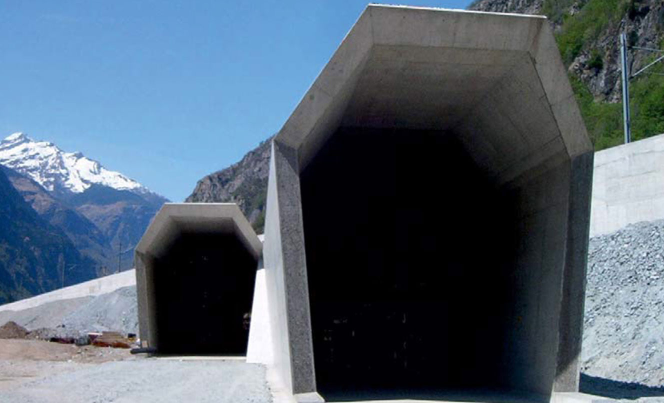 ATG – L604 Portal de túnel base Gotthard, BODIO – SUIZA